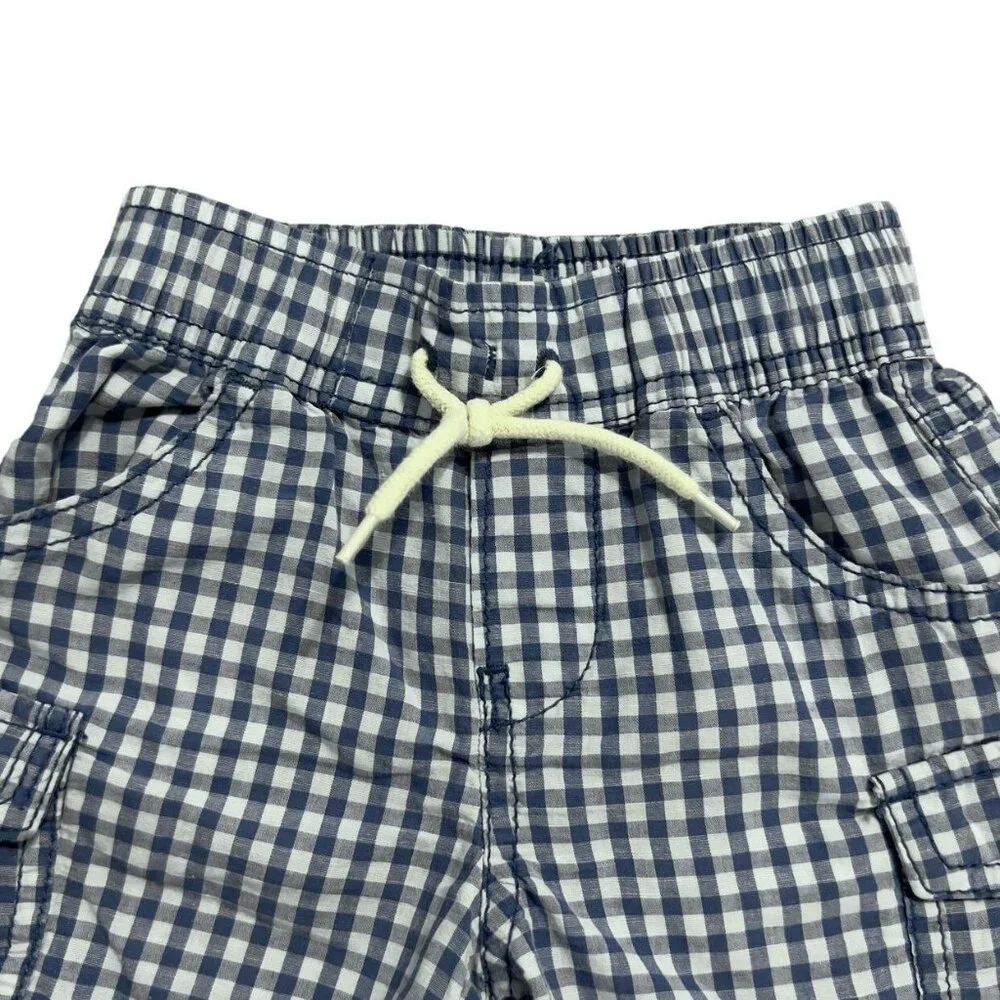 Baby Gap 18-24m Blue Gingham Shorts